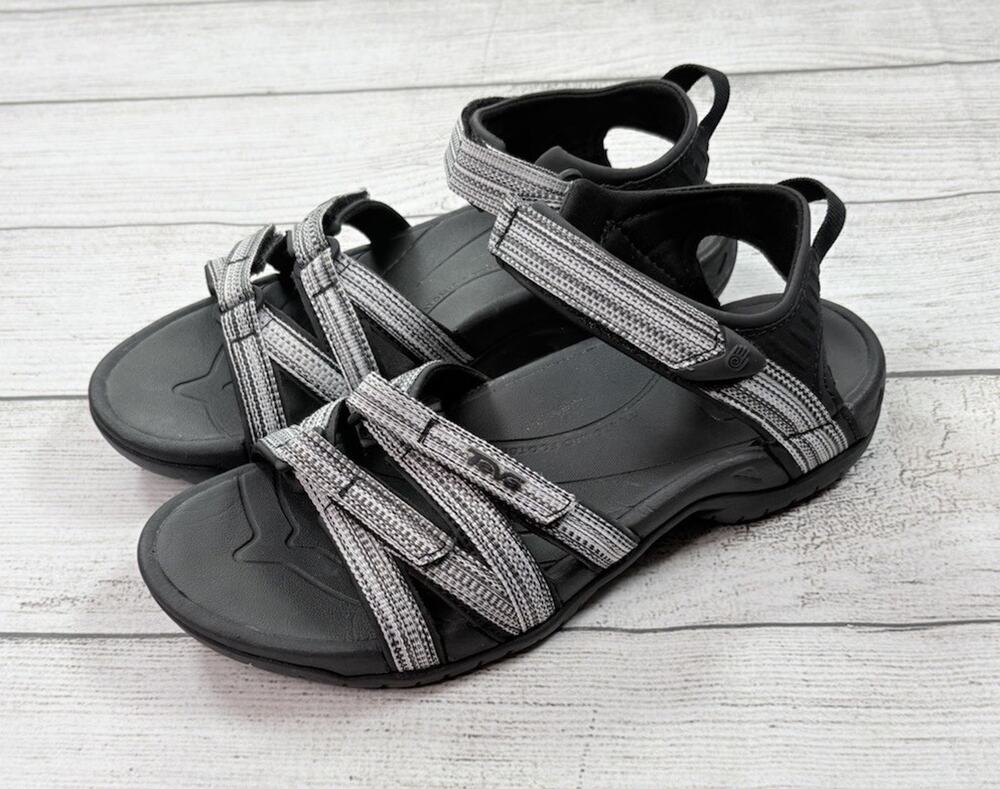 Teva Women’s Tirra Sandals Black Strappy Outdoor Sport Hiking Comfort Size 7